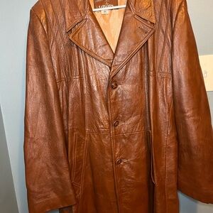 VTG 70s Grais Cabretta Leather USA Mens Sz. 42 Angel Skin Jacket